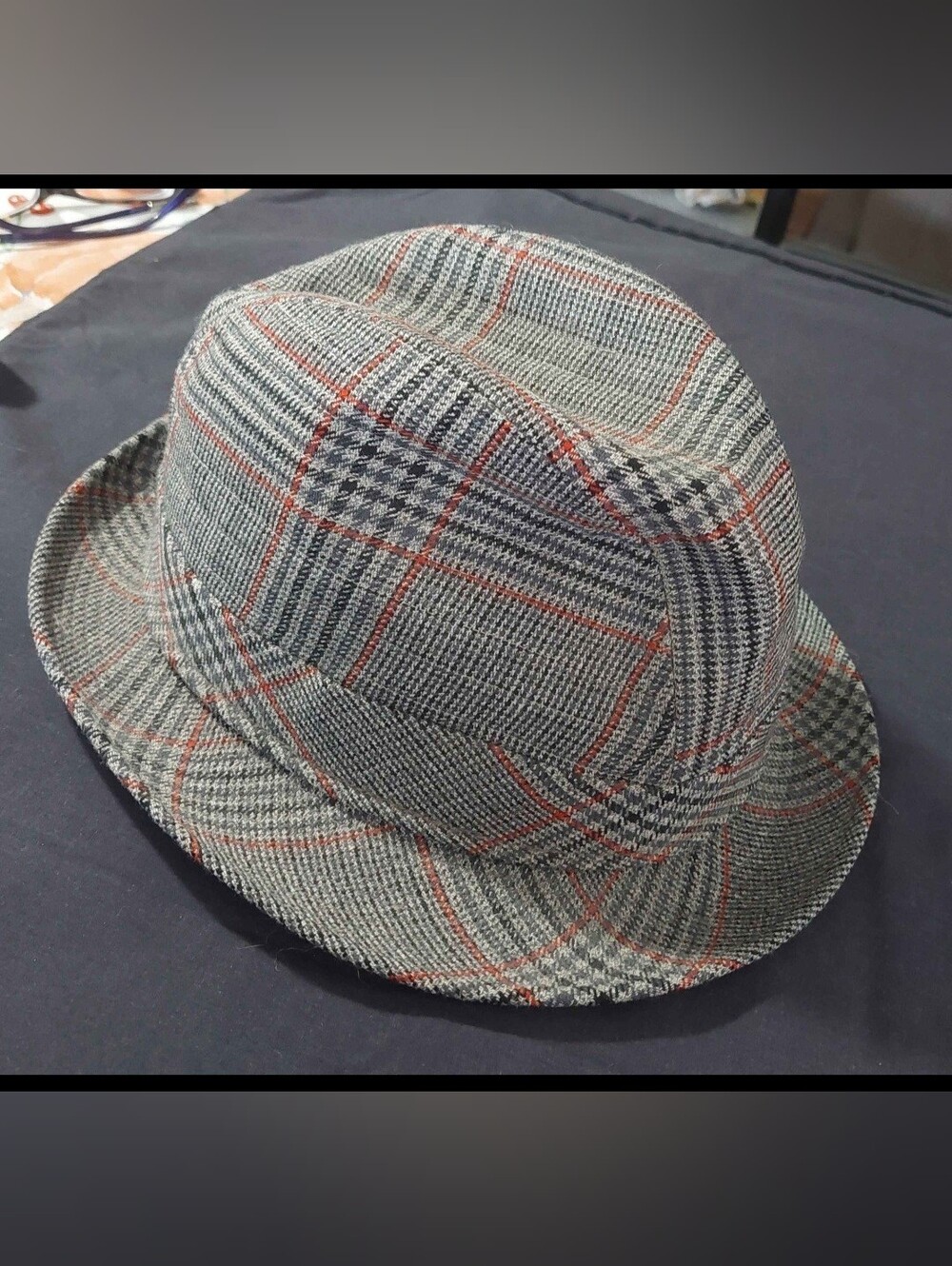Men's Plaid Vintage PARKTOWN Fedora Hat